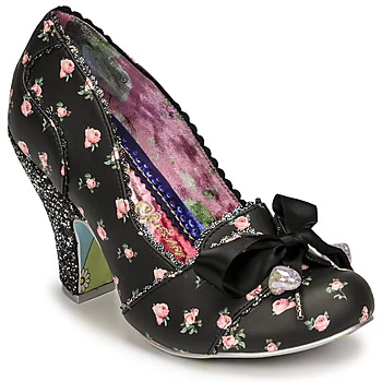 Image of Irregular Choice TIED IN A BOW womens Court Shoes in Black,4,6,7.5,8,9