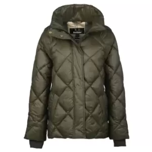 Image of Barbour Womens Hoxa Quilted Jacket Sage/Ancient 8