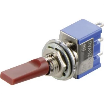 Image of Toggle switch 250 V AC 3 A 2 x OnOffOn Miyama MS