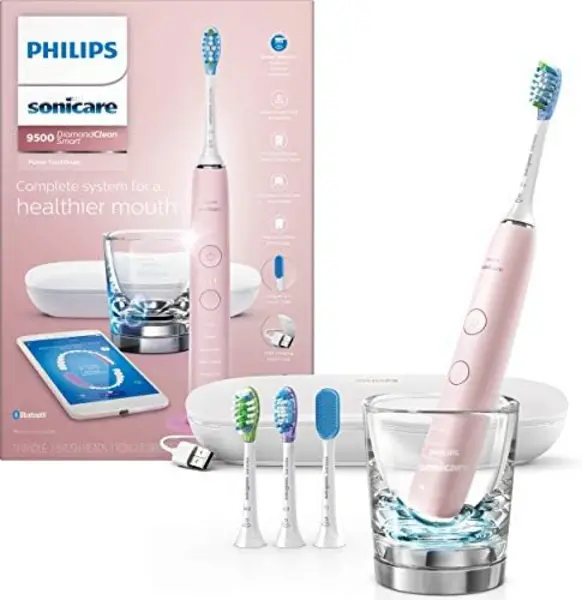 Image of Philips Sonicare Smart HX9924/22 DiamondClean Pink Sonic Electric Toothbrush