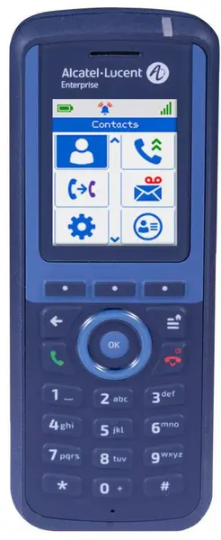 Image of Alcatel Lucent Mobile 8254 - DECT telephone - Wireless handset - Blue