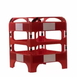 Image of 4 Gate Safegate Barrier Set - Red
