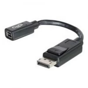 Image of C2G 15cm DisplayPort Male to Mini DisplayPort Female Adapter