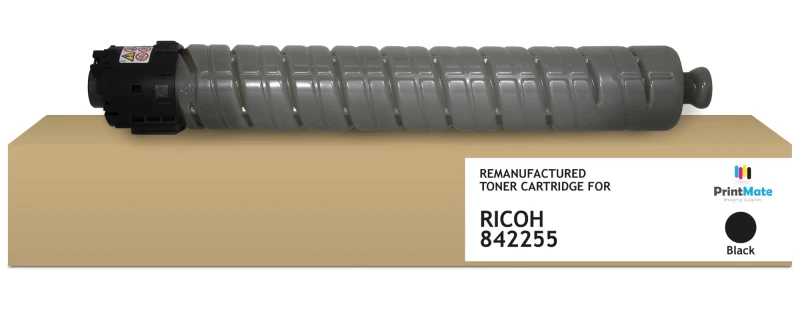 Image of PrintMate RICOH 842255. remanufactured toner. Black 31000p