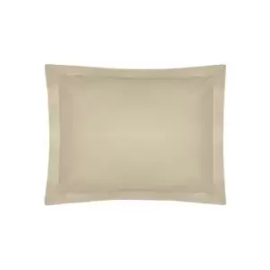 Image of Easycare Polycotton Percale 200 Thread Count Oxford Pillow Case, Mushroom - Belledorm
