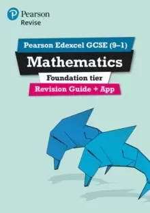 Image of Pearson REVISE Edexcel GCSE (9-1) Maths Foundation Revision Guide + App : for home learning, 2022 and 2023 assessments and exams