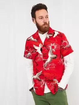 Image of Joe Browns High Life Shirt - Red, Size S, Men