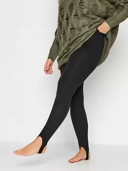 Image of Yours V/e Stirrup Legging Black, Size 16, Women