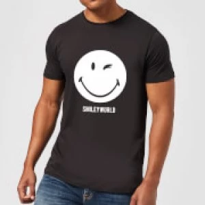 Image of Smiley World Large Smiley Mens T-Shirt - Black