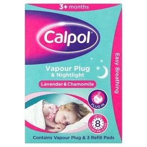 Image of Calpol Vapor Plug In and Nightlight with Refill Pads