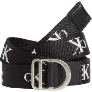 Image of Calvin Klein Jeans D-Ring Slider Belt 30MM - Black