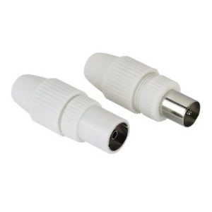 Image of Thomson Coax Plug and Coax Jack, set