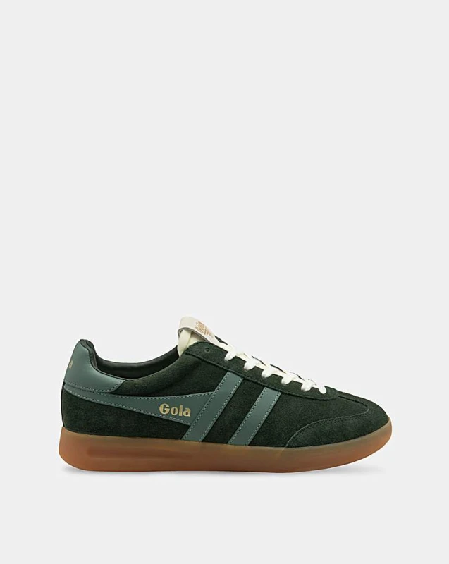 Image of Gola Gola Mens Cyclone Trainer - Dark Khaki Dark Khaki - Gola - Size: 10 Dark Khaki Male 10 GO07904