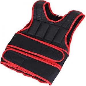Image of HOMCOM 15kg Weight Vest Adjustable Exercise Workout w/ 36 Weights Padding Black