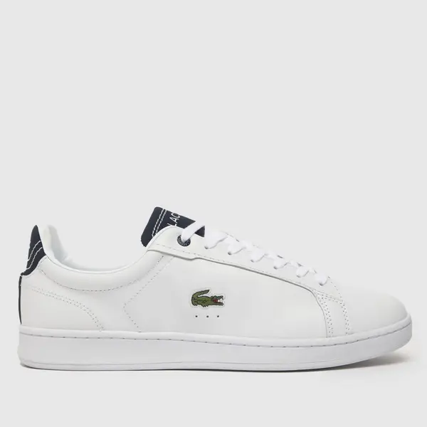 Image of Lacoste carnaby pro trainers in navy & white Navy/White UK 12 (EU 47)