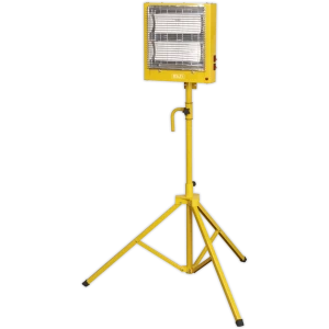 Image of Sealey CH28110VS Electric Ceramic Heater and Tripod 110v