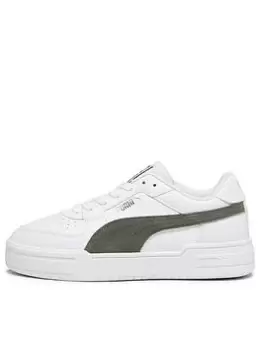 Image of Puma Ca Pro Suede, White/Green, Size 7, Women