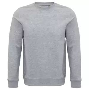 Image of SOLS Unisex Adult Comet Organic Sweatshirt (S) (Grey Marl)