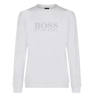 Image of Hugo Boss Velour Lounge Sweatshirt White Size M Men