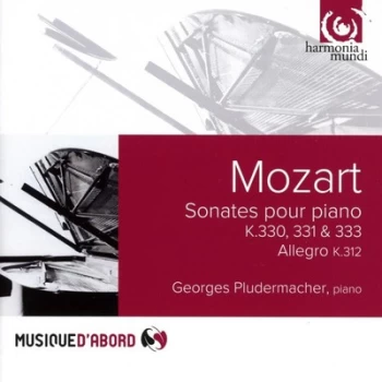 Image of Mozart Sonates Pour Piano K330 331 & 333/Allegro K312 by Wolfgang Amadeus Mozart CD Album
