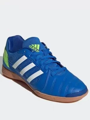 Image of adidas Top Sala Trainers, Blue/White, Size 11, Men