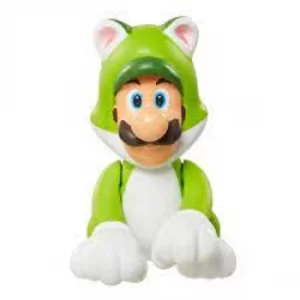 Image of Limited Articulation Cat Luigi (Nintendo) 2.5" Figure