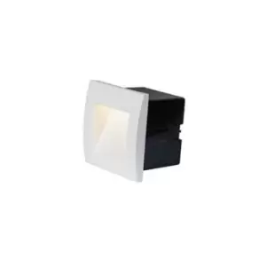 Image of Netlighting Banya Outdoor Sconce Wall Lamp LED 1W 3000K Aluminum White Color IP6