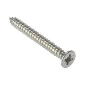 Image of ForgeFix Self-Tapping Screw Pozi Compatible CSK ZP 1" x 8 Box 200