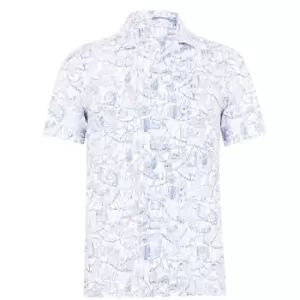 Image of Paul Smith Sketch Shirt - Blue