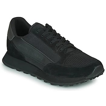 Image of Armani Exchange Runner Trainers Black Size 11 Men
