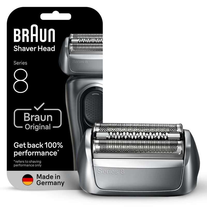 Image of Braun Series 8 83M Electric Shaver Head Replacement Silver Men