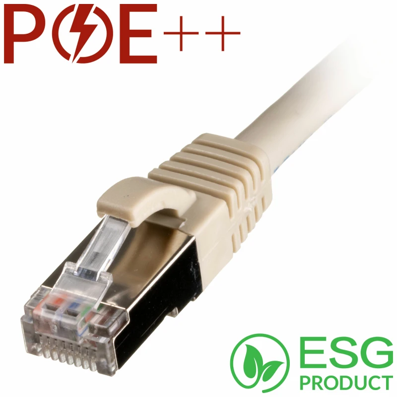 Image of Cablenet 1m Cat6a RJ45 Grey S/FTP LSOH 26AWG Snagless Booted Patch Lea