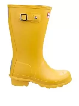 Image of Hunter Hunter Original Kids Wellington Boots, Yellow, Size 9 Younger