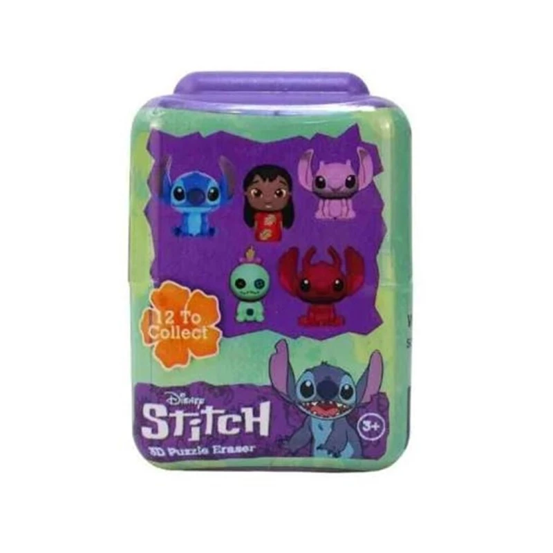 Image of Disney Puzzle Palz Stitch 3D Puzzle Eraser Blind Box Multi unisex