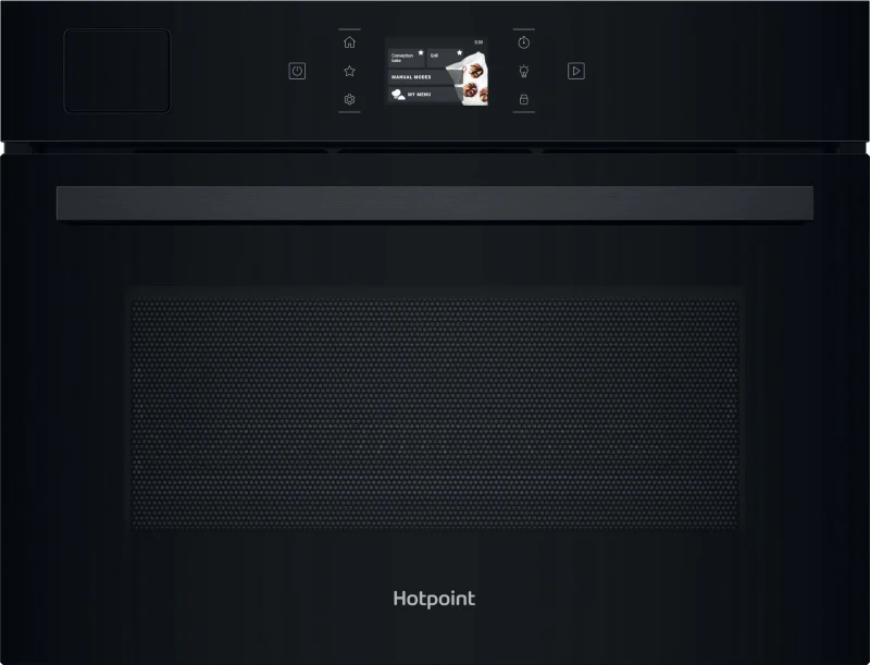 Image of Hotpoint Class 8 HCT9A9PHTSBUK 53 Litre 46cm High, Built In Combination Microwave Oven - Black