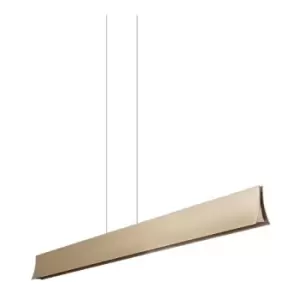 Image of Leds C4 Lighting - Leds-C4 Bravo - LED Dimmable Ceiling Hanging Pendant Bar Light Painted gold