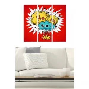 Image of MDF224415898 Multicolor Decorative MDF Painting (3 Pieces)