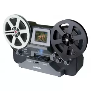 Image of Reflecta Film Scanner Super 8 - Normal 8 Film/slide scanner Black