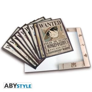 Image of One Piece - 9 Wanted Luffy's Crew (21 x 29.7cm) Portfolio