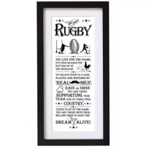 Image of Arora Ultimate Gift for Man Wall Art-Rugby