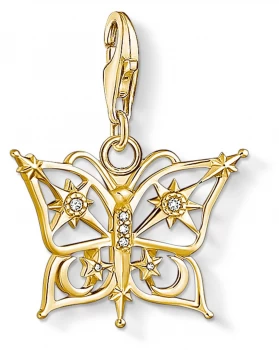 Image of Thomas Sabo Charming 18k Yellow Gold Plated Butterfly,Star Jewellery