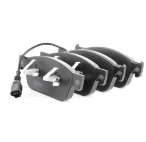 Image of RIDEX Brake pad set 402B0625 Brake pads,Brake pad set, disc brake VW,Transporter V Bus (7HB, 7HJ, 7EB, 7EJ, 7EF, 7EG, 7HF, 7EC)