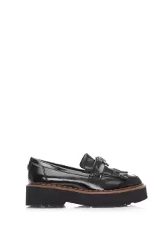 Image of 'Evelina' Patent Leather Brogues