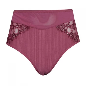 Image of Florale Iris Maxi Briefs - Pink