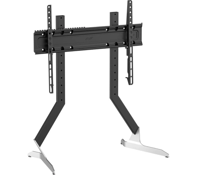 Image of AVF QB600S 537mm TV Stand with Bracket - Black & Silver,Silver/Grey 5014117976801