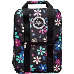 Image of Hype Scribble Flower Boxy Backpack (one Size Multicoloured)