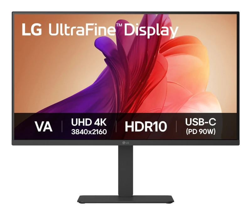 Image of LG 32U720A 32 VA 4K Ultra HD USB-C Height-Adjustable Monitor 32U720A-B.AEK Black