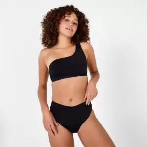 Image of Firetrap Mid Rise Bikini Bottoms Womens - Black