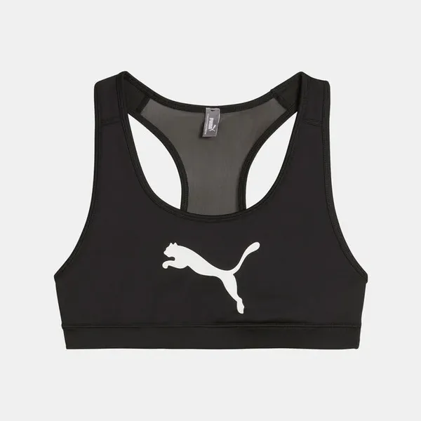 Image of Puma KEEPS Bra Medium Impact Sports Bras 8 (XS) Black 34152603310