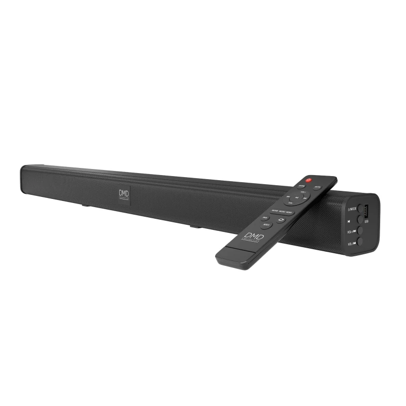 Image of DMD Collective All In One Soundbar For TV with Remote Bluetooth, Optical, AUX Inputs 30W Black
